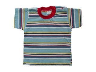 Bluzeczka w paseczki - niebieskie, czerwone, żółte