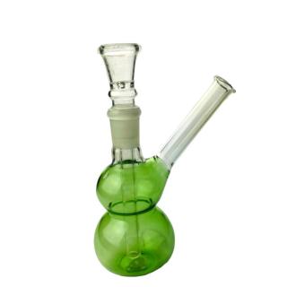 Bongo fajka wodna  H 14 cm Green