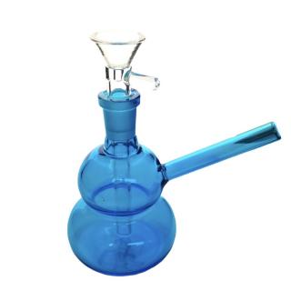 Bongo szklane Blue H 12 cm