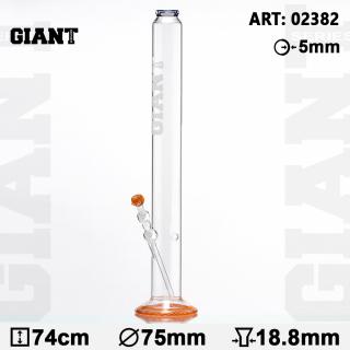 Bongo szklane GIANT -H74 cm -szlif 18,8 mm