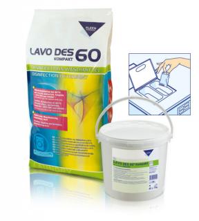 Kleen Lavo Des 60 Kompakt - środek do dezynfekcji tkanin - 5kg z miarką dozującą