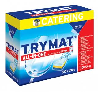 Kleen Trymat All In One - środek czyszczący do zmywarek w tabletkach
