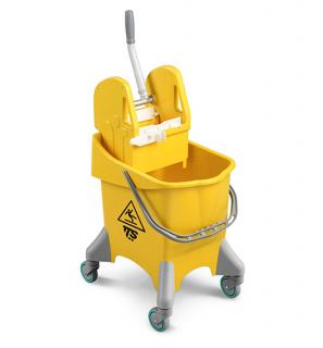 TTS Pile 30L wózek do sprzątania - żółte