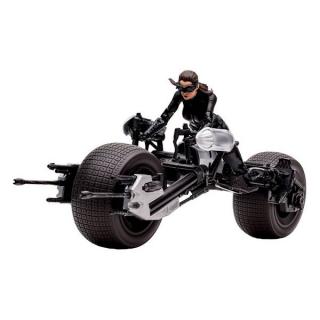 Batpod with Catwoman: DC Multiverse Vehicle - The Dark Knight Rises