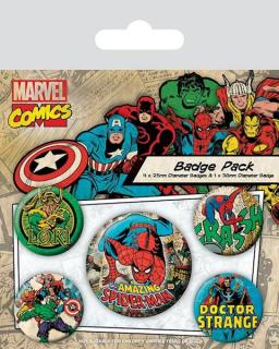 Przypinki Marvel Comics 5-Pak Spider-Man
