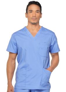 81906/CIWZ Bluza medyczna męska EDS V-neck błękitna