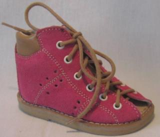 Buty ortopedyczne dziecięce różowe startowe