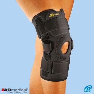 Neoprenowa orteza na kolano z regulacją kąta zgięcia wciągana