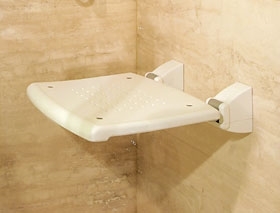 Siedzisko prysznicowe PR-WS-PP-B montowane do ściany