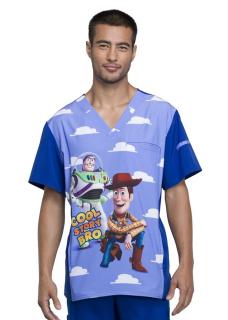 TF700/TSCS Bluza medyczna męska z Toy Story