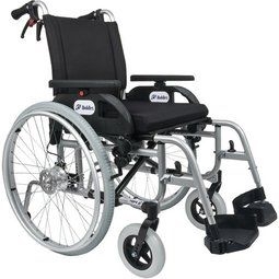 Wózek inwalidzki ręczny z szybkozłączami