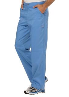 WW140/CIE Spodnie medyczne męskie Revolution błękitne