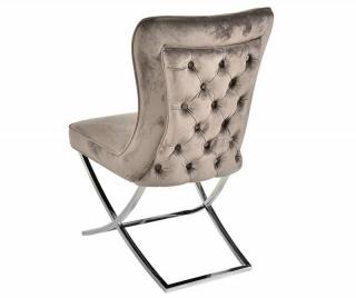 Glamour Krzesło 1 mokka
