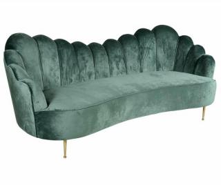 Glamour Sofa 4 zieleń