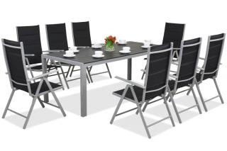 Hliníkový zahradní nábytek s velkým stolem Polywood Verona pro 8 osob Garden Point