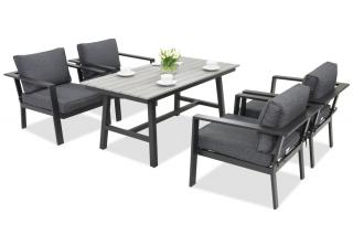 Hliníkový zahradní nábytek Sydney Premium 4 Garden Point antracit