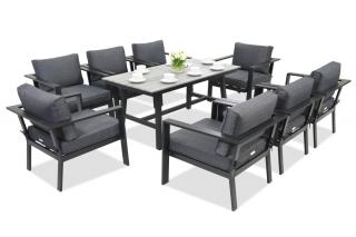 Hliníkový zahradní nábytek Sydney Premium 8 Garden Point antracit