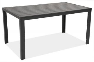 Hliníkový zahradní stůl z polywoodu Verona Garden Point černý