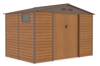 Kovový domek na nářadí Malmo 2,8 x 1,9 m Store Boss hnědý
