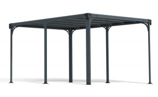 Moderní zahradní pavilon Milano Palram - Canopia 4,3 x 3 m Heat Block
