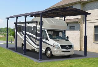 Polykarbonátový přístřešek pro táborníky Arcadia Alpine Palram Campervan - Canopia 3,6 x 12,7 m