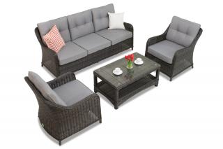 Sada Technorattan Toledo Coffee 5 antracit Garden Point