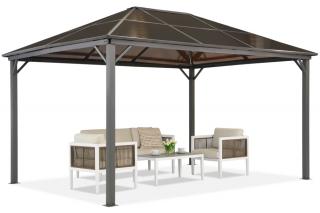 Zahradní altán Milos 3x4 Garden Point šedý