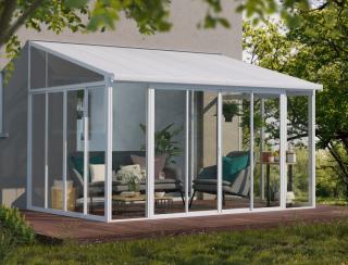 Zimní zahrady Veranda Sanremo Palram - Canopia 3 x 5,4 m bílá