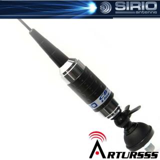 Antena CB Sirio Carbonium 27  montażowa + kabel 4m