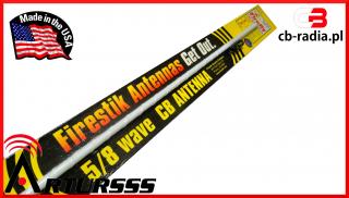 Firestik FL3W  Antena CB helikalna + Magnes Sirio 160mm NAJMOCNIEJSZY