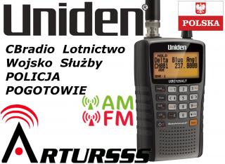 Radio Skaner Uniden UBC125XLT + Nagoya NA-707