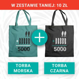 THE CHOSEN - KOMPLET: Torba CZARNA + Torba MORSKA (2+5=5000)