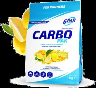 6PAK Carbo PAK 1kg o smaku cytrynowym