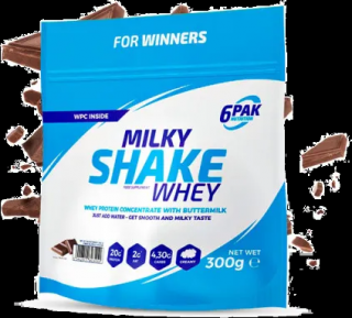 6PAK Milky Shake Whey 300g białko o smaku czekoladowym
