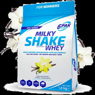6PAK Milky Shake Whey 700g białko WPC o smaku waniliowym
