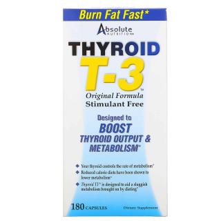 Absolute Nutrition Thyroid T3 (Zdrowa tarczyca) 180 Kapsułek