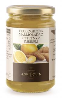 Agrisicilia marmolada z cytryn z imbirem bio 360 g