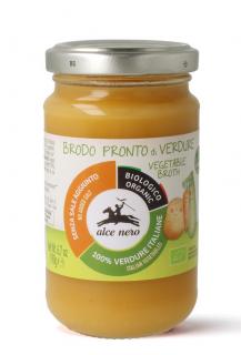 Alce nero bulion warzywny bez dodatku cukrów bezglutenowy od 4 miesiąca bio 190 g