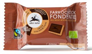 Alce nero herbatniki orkiszowe z gorzką czekoladą fair trade bio 28 g