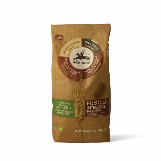Alce nero makaron (z płaskurki razowy) fusilli bio 500 g