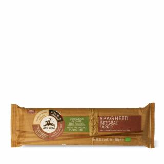 Alce nero makaron (z płaskurki razowy) spaghetti bio 500 g