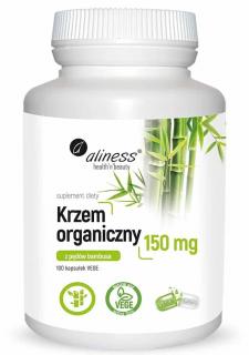 ALINESS Krzem Organiczny z Pędów Bambusa - 100 kapsułek wegetariańskich