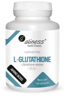 ALINESS L-Glutathione Reduced (Zredukowany L-Glutation) 500mg 100 Kapsułek wegetariańskich
