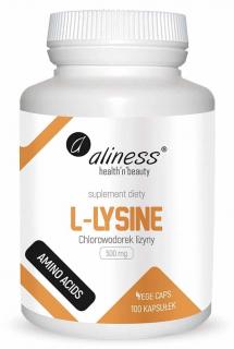 ALINESS L-Lysine (Chlorowodorek Lizyny) 500 mg - 100 kapsułek wegetariańskich