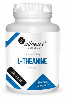 ALINESS L-Theanine (L-Teanina) 200mg 100 Kapsułek wegetariańskich