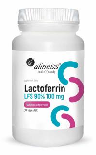 ALINESS Lactoferrin LFS 90% 100mg (Laktoferyna) 30 kapsułek