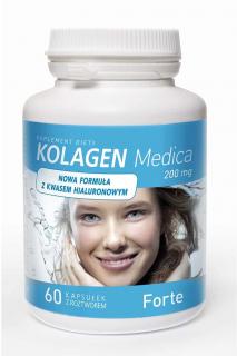 ALINESS MEDICALINE Kolagen Medica 200mg (Kolagen z Kwasem Hialuronowym) 60 kapsułek