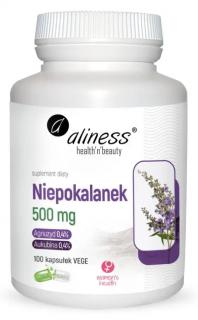 ALINESS Niepokalanek 500mg  (Wsparcie w okresie menopauzy i napięć przedmiesiączkowych) 100 Kapsułek wegetariańskich