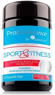 ALINESS ProbioBalance Sport  Fitness Balance 30 mld (Probiotyk dla Sportowców) - 30 kapsułek wegetariańskich