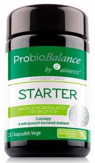 ALINESS ProbioBalance STARTER 4 mld (Probiotyk - Utrzymanie Prawidłowego Funkcjonowania Jelit) 30 kapsułek wegetariańskich